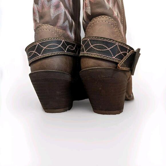 CRUSH™ BY DURANGO® WOMEN’S SEPIA BLUSH WESTERN BOOTS DRD0438/Size 6 - Picture 5 of 10